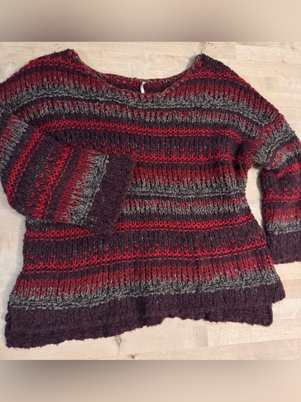 Free People Striped wool blend Sweater